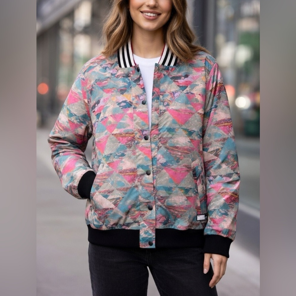 Printed Bomber Jacket